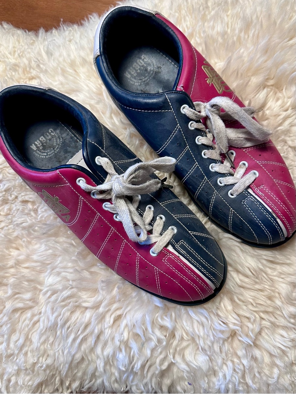 VTG Team Cobra TCR-1 Premium Leather Bowling Shoes Multi Color Retro 12